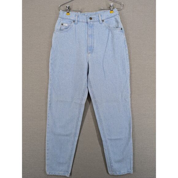 Vintage Lee Jeans Size 12 Med Mom High Waisted USA -0924D189 - Picture 1 of 9